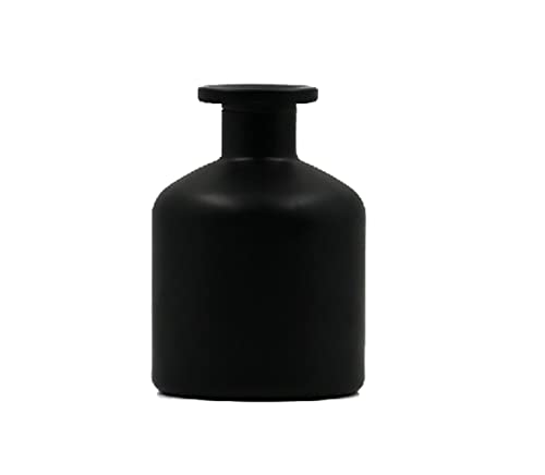 150 ml mattschwarzes Glas Diffusor Flasche rund ätherisches Öl Vorratsbehälter Duftglas Einweihungsgeschenke von VASANA