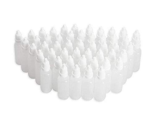 Leere Tropfflasche aus Kunststoff, 10 ml, mit Schraubverschluss, für Augen, Flüssigkeit, ätherische Öle, 50 Stück Leere Tropfflasche aus Kunststoff, 10 ml, mit Schraubverschluss, für Augen, Flüssigkeit, ätherische Öle, 50 Stück von VASANA