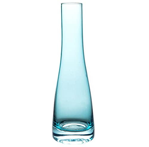 VASANA Einzelne Knospenvase, handgefertigt, geblasene Kunstknospen, Glasvase, klare Glas-Blumenvase, einzelner Stiel, Vase, Behälter für Zuhause und Büro, Dekoration für Hochzeit, Party, Veranstaltung von VASANA