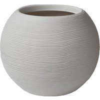 Schäbige gestreifte Kugel 30 cm - Perlen-Weiß Schäbige gestreifte Kugel 30 cm - Perlen-Weiß von VASAR