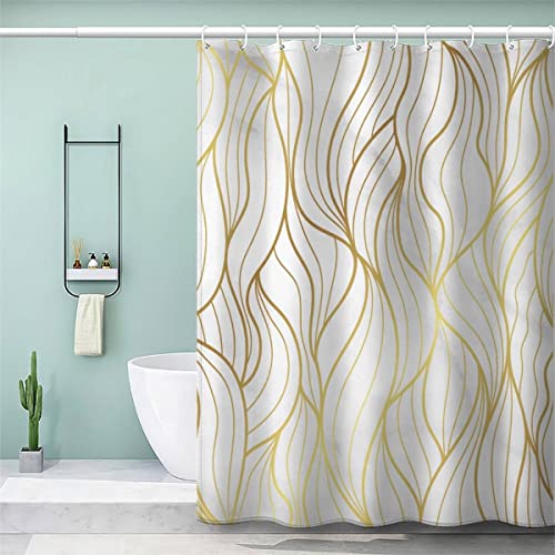 VASENA Duschvorhang Geometrie Antischimmel Wasserdicht Duschvorhang 120x180 Kinder Jungen Mädchen Marmor Duschvorhang Polyester Textil mit 12 Hooks VASENA Duschvorhang Geometrie Antischimmel Wasserdicht Duschvorhang 120x180 Kinder Jungen Mädchen Marmor Duschvorhang Polyester Textil mit 12 Hooks von VASENA
