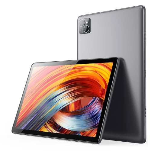VASOUN Tablet 10 Zoll, Windows Android Tablets Android 13, 5Ghz WiFi,128 GB Speicher, 8000 mAh, 2.0 MP+8.0 MP Kamera, GMS Zertifikat Tablet PC Octa-Core (Grau) von VASOUN