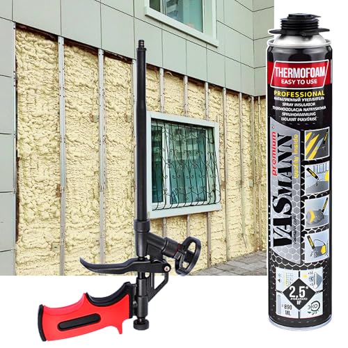 VASmann Fassadendämmung Sprühdämmung Außenwand EPS / XPS Dämmung (60m2, 24) von VASmann