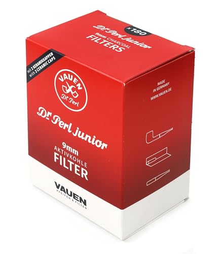 180 x 9mm Holzkohlefilter FILTERS VAUEN dr. Perl Junior von VAUEN