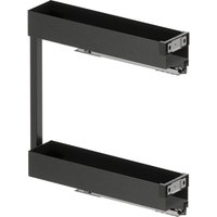 Vauth-sagel - Vauth Sagel sub Rack Unterschrankauszug 15 cm Essentio, Stahlblech pulverbeschichtet lava von VAUTH-SAGEL