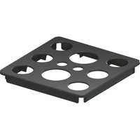 Vauth-sagel - Deckel gelocht 1x1 passend zu Box-M Wandablage - Wandregal, Kunststoff lava von VAUTH-SAGEL