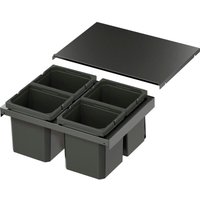 Vauth-sagel - Vs Envi Flex XS-256 Abfalltrennsystem kb 600mm Mülltrennsystem 4x7 Liter Lava von VAUTH-SAGEL