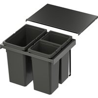 Vauth-sagel - vs Envi Flex Pro Abfalltrennsystem - Mülltrennsystem für kb 600mm 1 x 28/2 x 12,5 Liter Lava Vauth-sagel - vs Envi Flex Pro Abfalltrennsystem - Mülltrennsystem für kb 600mm 1 x 28/2 x 12,5 Liter Lava von VAUTH-SAGEL