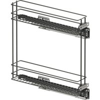 Vs sub Slim Drahtkorb Classic - Set für Küchenunterschränke mit kb 150mm - Korbablage aus Stahldraht, Stahl pulverbeschichtet lava - Vauth-sagel von VAUTH-SAGEL