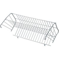 Vauth-sagel - vs Schuhablage Kippfront 557 mm Stahldraht kunststoffbeschichtet silber von VAUTH-SAGEL