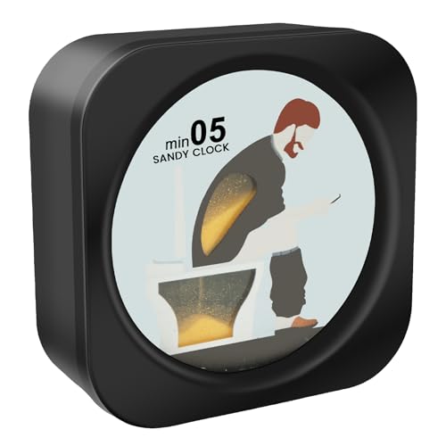 VAVPUP 5 Minuten Toilette Sanduhr Timer,lustiger BadezimmerTimer,wiederverwendbarer Timer aus Kunststoff, praktischer Sandtimer für das Badezimmer, Männer,Ehemann,Vater,Sohn VAVPUP 5 Minuten Toilette Sanduhr Timer,lustiger BadezimmerTimer,wiederverwendbarer Timer aus Kunststoff, praktischer Sandtimer für das Badezimmer, Männer,Ehemann,Vater,Sohn von VAVPUP