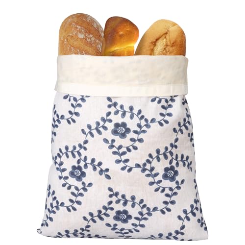 VAVPUP Bienenwachs Brotbeutel,Wiederverwendbare Brottasche,Tragbare Sauerteig Brotbeutel mit Bienenwachs Innenfutter,Brot Tasche Backen Zubehör,Frischhaltefolie für Zuhause und Camping(1pcs) von VAVPUP