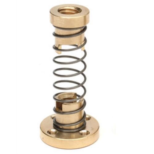 VAYEODEYU Flansch Gewindespindel Mutter, Messing Gold T8 Backlash Elimination Spring Loaded Nut 50x22x14mm 8mm Blei 2mm Pitch VAYEODEYU Flansch Gewindespindel Mutter, Messing Gold T8 Backlash Elimination Spring Loaded Nut 50x22x14mm 8mm Blei 2mm Pitch von VAYEODEYU