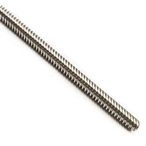 VAYEODEYU Flansch Gewindespindel Mutter, SS304 T8 Leitspindel, 8 mm Durchmesser, 2 mm Steigung, 2 mm, 4 mm, 8 mm, 1 2 4 Start, mehrere Größen(Pitch 2mm Lead 4mm,200mm) von VAYEODEYU