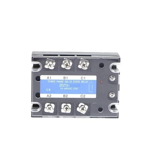 VAYEODEYU Halbleiterrelais, 3-Phasen-Halbleiterrelais ZGT3 120A-200A DC 3-32V/AC 24-480V Mehrere Nennströme(200DA) von VAYEODEYU
