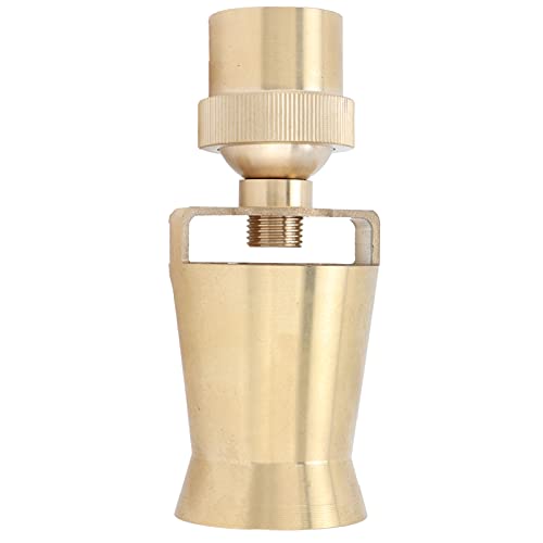 VAYEODEYU Messing-Brunnen Düse, Messing EIS Turm Zeder Brunnen Düse Sprinkler Einstellbare Teich Sprinkler(1 inch Inner Teeth 32mm Adjustable) von VAYEODEYU