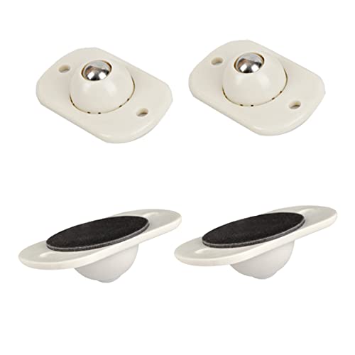 VAYEODEYU Rollen-Set, Selbstklebende Rollen for Bewegen schwerer Gegenstände, 4er-Pack, mehrfarbig, mehrere Größen(Beige,4Pcs) von VAYEODEYU