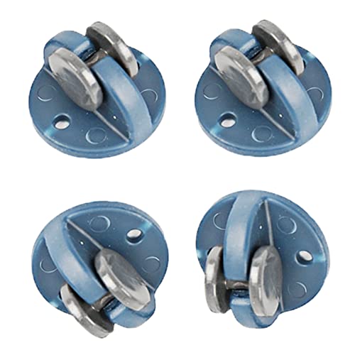 VAYEODEYU Rollen-Set, Selbstklebende Rollen for Bewegen schwerer Gegenstände, 4er-Pack, mehrfarbig, mehrere Größen(Blue Directional,4Pcs) von VAYEODEYU