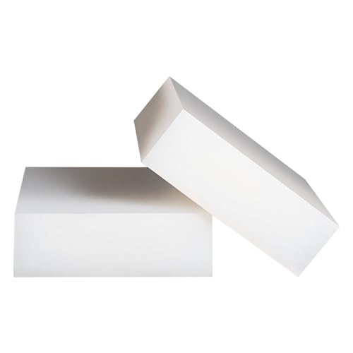 VAYEODEYU Silikongummi-Platten, Packung mit 2 Silikonkautschukplatten, 20 cm x 20 cm, weiß, verschiedene Stärken(Thickness:1.5mm) von VAYEODEYU