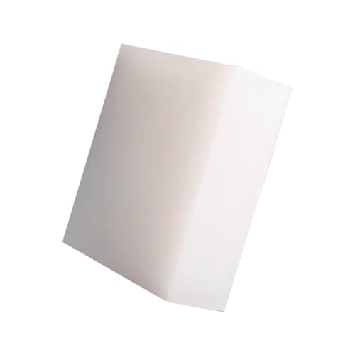 VAYEODEYU Silikongummi-Platten, Packung mit 2 verschiedenen Silikonkautschukplatten, 150 mm x 150 mm, weiß, zur Stoßdämpfung(Thickness:50mm) von VAYEODEYU