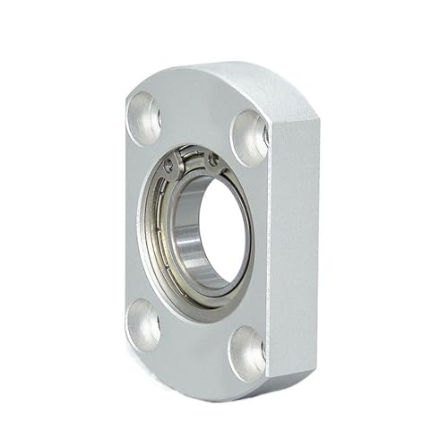 VAYEODEYU Stehlager, Flanschlagergehäuse aus Aluminiumlegierung mit Sitzstützhalterung, Schienenhalter, mehrere Größen(MT166-6802ZZ-10-15) von VAYEODEYU