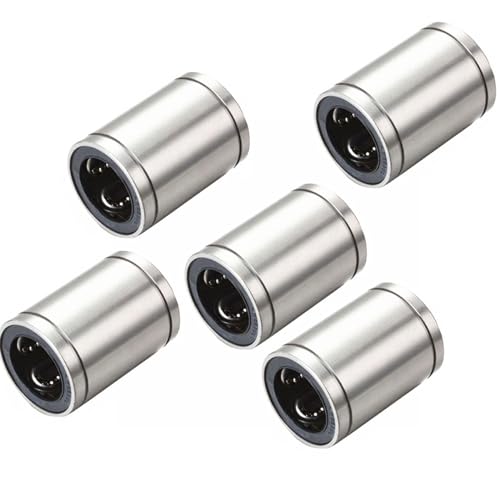 VAYEODEYU Stehlager, Linearkugellagerbuchse aus Edelstahl, 5er-Pack, mehrere Größen, LM3UU bis LM20UU(LM13UU) von VAYEODEYU