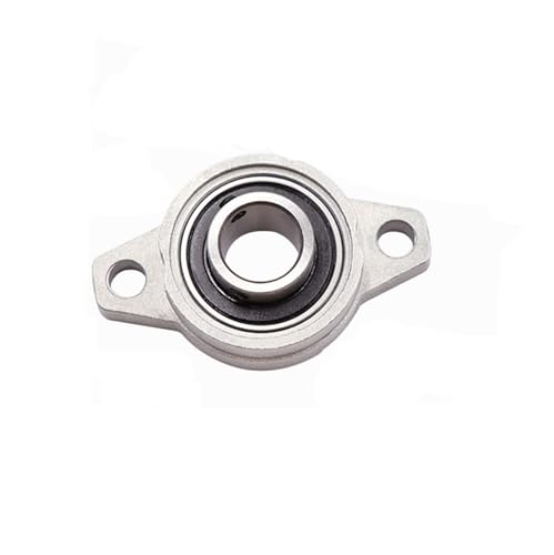 VAYEODEYU Stehlager, Miniatur-Außenlagergehäuse mit sphärischem Lager, Bohrung 8–35 mm, Zinklegierung, vertikale und horizontale lineare Wellenlagerhalterung, mehrere Größen(Horizontal 10mm) von VAYEODEYU