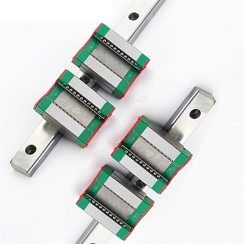 VAYEODEYU Stehlager, Miniatur-Linearführungsschienen-Gleitblock MGN9, 6 Stück, mehrere Größen(MGN9H,300mm) von VAYEODEYU