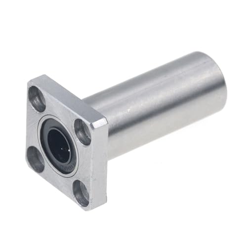 VAYEODEYU Stehlager, Packung mit 4 linearen Gleitverfahren-Flanschlagern, Buchsen LMK10LUU und LMK12LUU for lineare Wellen(LMK10LUU) von VAYEODEYU