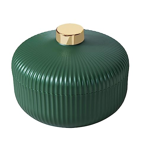 VAYEODEYU Tablett, Snack-Aufbewahrungsbox mit 4 Fächern, Tablett for Obst und Süßigkeiten, Serviertablett for Snacks(Green) von VAYEODEYU