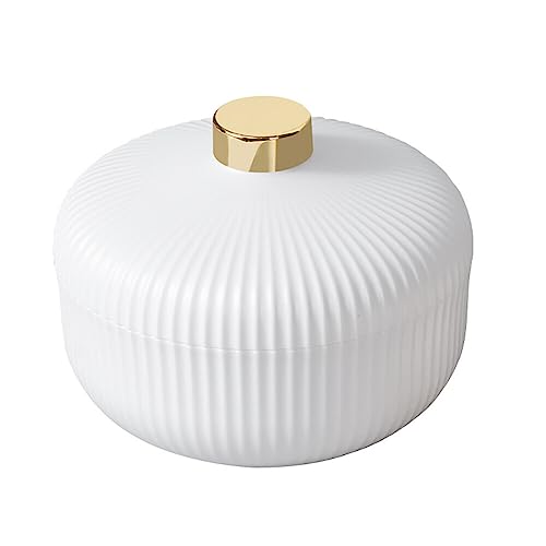 VAYEODEYU Tablett, Snack-Aufbewahrungsbox mit 4 Fächern, Tablett for Obst und Süßigkeiten, Serviertablett for Snacks(White) von VAYEODEYU