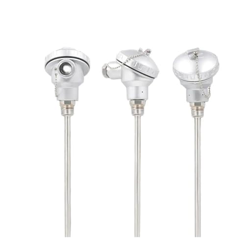 VAYEODEYU Temperatursensor, 1 Stück Thermoelement-Thermometer Typ K, 1 m Kabel, 1/4 Zoll Schraube, 1,9 Zoll Display, max. 120 °C(250mm) von VAYEODEYU