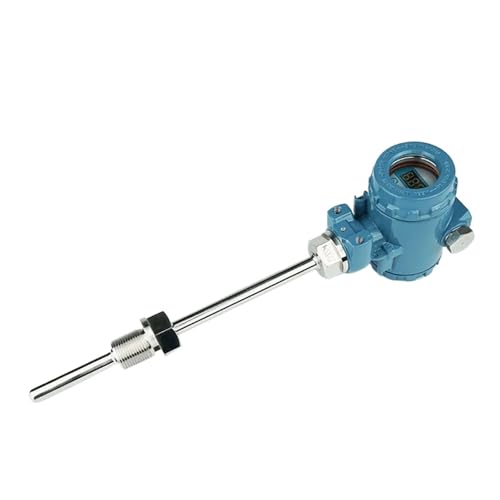 VAYEODEYU Temperatursensor, Digitalanzeige Temperaturtransmitter PT100 4-20 mA RS485 Industriesensor Mehrere Größen(Probe Rod 200mm) von VAYEODEYU
