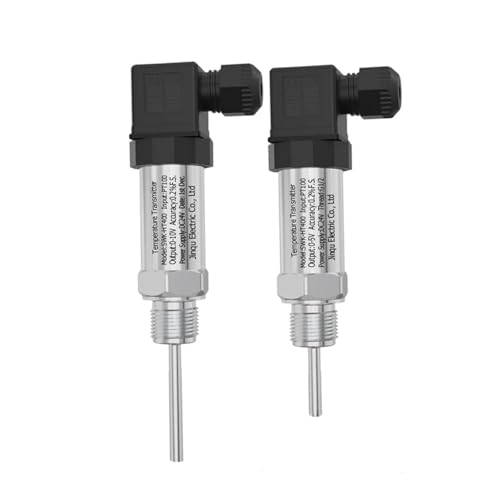 VAYEODEYU Temperatursensor, PT100 RTD Temp Transmitter Thermistor Wandler Sensor 0-10V Ausgang 24VDC Mehrere Größen(450ml,150mm) von VAYEODEYU