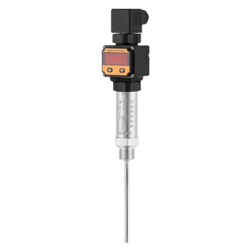 VAYEODEYU Temperatursensor, PT100 Temperatursensor-Transmitter 4-20 mA 0-10 V Ausgang DC 24 V M20x1,5 Gewinde 20 mm Einstecktiefe -150 bis 400 Industrie(0-200) von VAYEODEYU