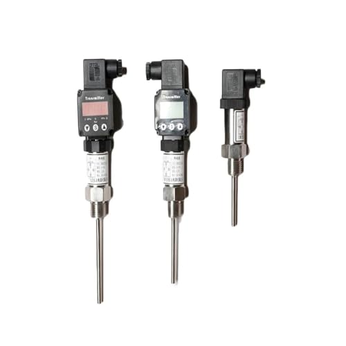 VAYEODEYU Temperatursensor, PT100-Thermowiderstands-Plug-in-integrierter Temperaturtransmitter mit Display(No Display) von VAYEODEYU