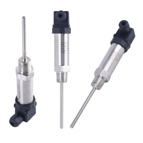 VAYEODEYU Temperatursensor, PT100 zu 4-20mA Temperaturtransmitter 24VDC 6mm Sondendurchmesser Multicolor Mehrere Größen(Same Key16mmsilver Key,50mm) von VAYEODEYU