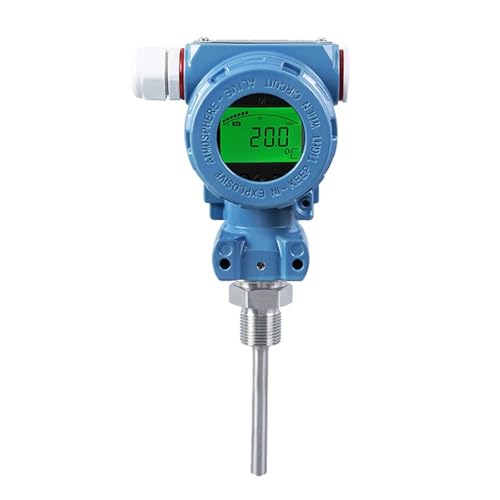 VAYEODEYU Temperatursensor, Pt100 Temperatursensor-Transmitter, 4-20 mA Ausgang, 24 VDC Leistung, M20x1,5 Gewinde, 50 mm/100 mm Sondenlänge(0-100c 4-20ma,100mm) von VAYEODEYU