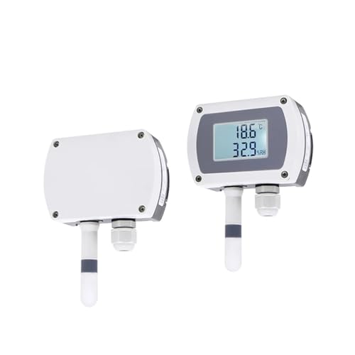 VAYEODEYU Temperaturtransmitter, 4-20 mA RS485 Modbus-Temperatur-Feuchtigkeits-Transmitter zur Wandmontage mit Display der Xyth-Serie(Xyth-a-d) von VAYEODEYU