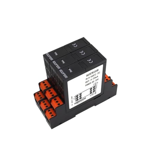 VAYEODEYU Temperaturtransmitter, Temperaturtransmitter-Isolationsmodul Pt100 Thermoelement zu Stromspannung 485 Ausgang 4-20 mA DC24V Mehrere Typen(1 in 2 Out) von VAYEODEYU