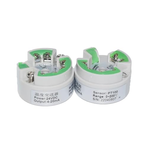 VAYEODEYU Temperaturtransmitter, Temperaturtransmitter PT100-Sensor 4-20 mA 0-5 V 0-10 V Ausgang(0-300c 0-10v) von VAYEODEYU
