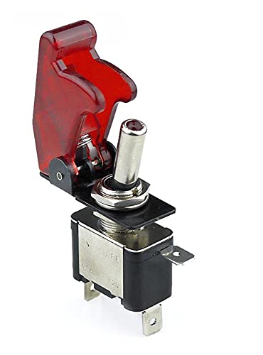 VAYEODEYU Übertragungsschalter, 5er Pack Rote LED Kippschalter 12V 20A SPST EIN/AUS for Auto LKW Boot 1,4x6,5cm VAYEODEYU Übertragungsschalter, 5er Pack Rote LED Kippschalter 12V 20A SPST EIN/AUS for Auto LKW Boot 1,4x6,5cm von VAYEODEYU