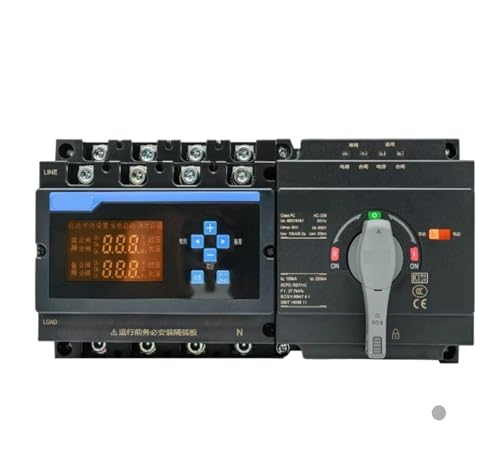 VAYEODEYU Übertragungsschalter, ATS NXZ-125/4A 80A Dual Power Automatischer Transferschalter for elektrisches Schalten und Steuern VAYEODEYU Übertragungsschalter, ATS NXZ-125/4A 80A Dual Power Automatischer Transferschalter for elektrisches Schalten und Steuern von VAYEODEYU