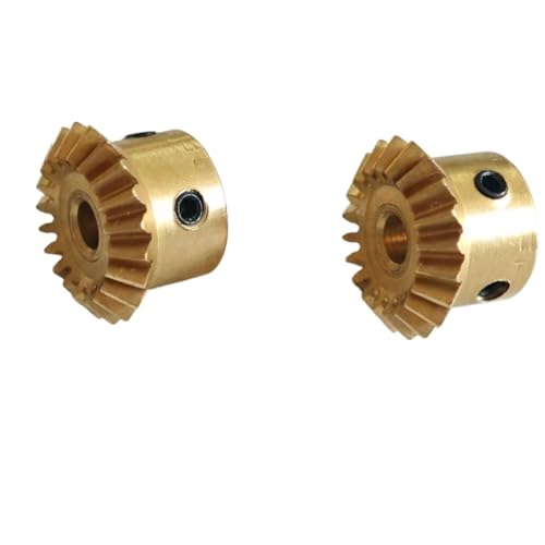 VAYEODEYU Zahnräder, Kegelrad for Lenkung 1 Modul 25 Zähne 1:1 90 Grad Kupfer 6mm Innenloch von VAYEODEYU