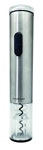 Vin Bouquet Elektrischer Korkenzieher, Mangan-Stahl und ABS, Silberfarben, 32 x 10 x 9 cm von VB VIN BOUQUET