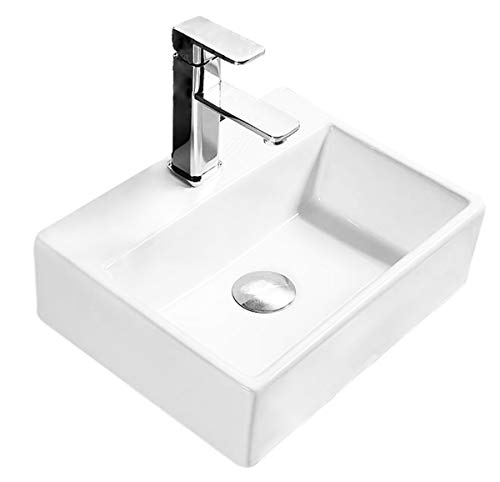 VBChome Design Keramik Rechteckig Waschtisch Handwaschbecken Aufsatz-Waschschale 39cm x 30cm x 12,5cm FÜR BADEZIMMER GÄSTE WC Echo VBChome Design Keramik Rechteckig Waschtisch Handwaschbecken Aufsatz-Waschschale 39cm x 30cm x 12,5cm FÜR BADEZIMMER GÄSTE WC Echo von VBChome