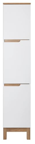 VBChome Hoher Badezimmerschrank 171x35x35 cm mit DREI Türen und Regulierten Glasregalen – Modernes Design mit Sanftem Schließmechanismus und Dekorativen Beinen VBChome Hoher Badezimmerschrank 171x35x35 cm mit DREI Türen und Regulierten Glasregalen – Modernes Design mit Sanftem Schließmechanismus und Dekorativen Beinen von VBChome