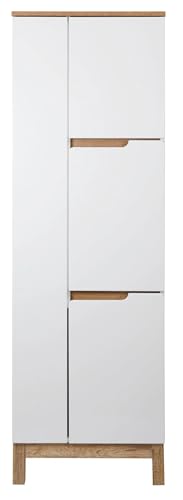 VBChome Hoher Badezimmerschrank 171x55x35 cm mit Vier Türen, Regulierbaren Glasregalen und Sanftem Schließmechanismus – Modernes Design mit Dekorativen Beinen VBChome Hoher Badezimmerschrank 171x55x35 cm mit Vier Türen, Regulierbaren Glasregalen und Sanftem Schließmechanismus – Modernes Design mit Dekorativen Beinen von VBChome