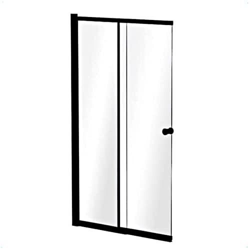 VBChome Schiebetüren Duschwand 100 x 150cm Schwarz Duschabtrennung Spritzschutz Badewannenaufsatz Verschiebbar für Badewanne Einfach zu Säubern Modern Hohe Qualität von VBChome
