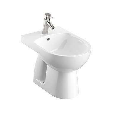VBChome Stand-Bidet Weiß Oval mit Loch Praktisch Modisches Design Bidet aus Keramik mit Hahnloch VBChome Stand-Bidet Weiß Oval mit Loch Praktisch Modisches Design Bidet aus Keramik mit Hahnloch von VBChome